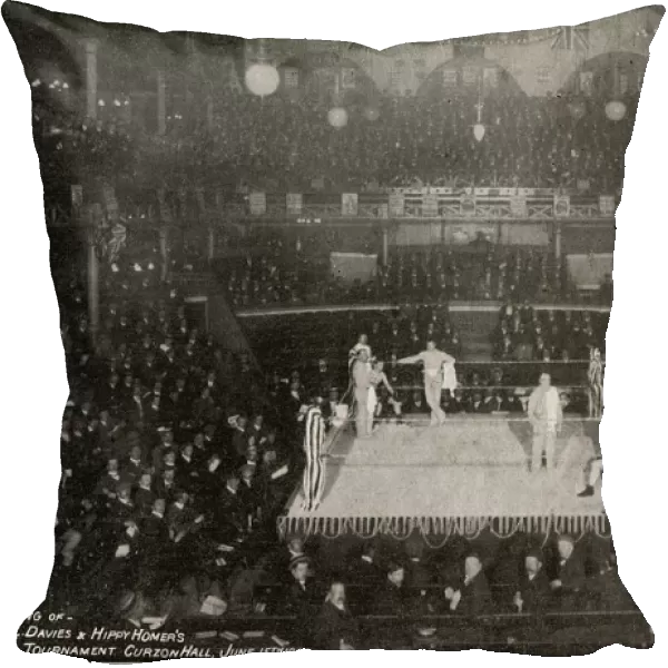 Wrestling match, Curzon Hall, Birmingham, UK