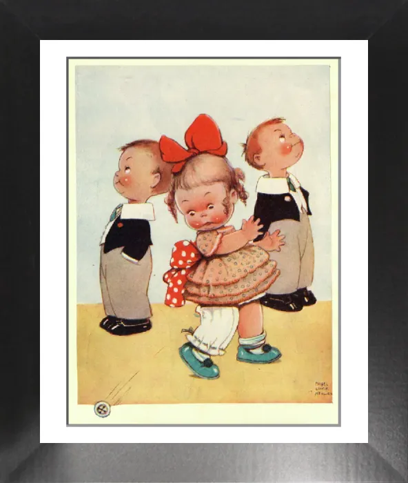 Framed Print : Mabel Lucie Attwell Print - All dressed up Framed Print : Mabel Lucie Attwell Print - All dressed up