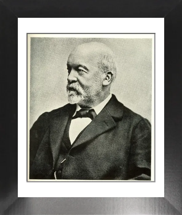 Framed Print : Gottlieb Daimler Print, Late 19th Century Framed Print : Gottlieb Daimler Print, Late 19th Century