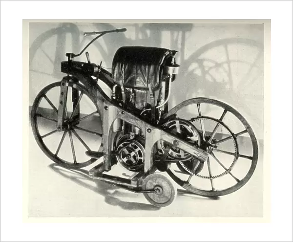 Early Motoring - The First Motor Bicycle