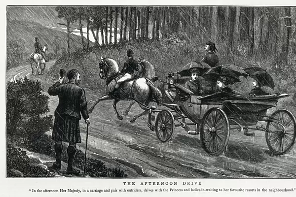 The Afternoon Drive, Queen Victoria with Beatrice