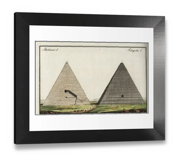 Framed Print : The Great Pyramid of Giza Print Framed Print : The Great Pyramid of Giza Print