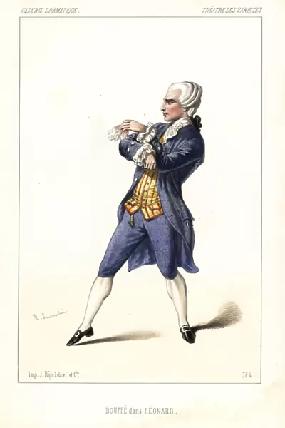 Hugues Bouffe in Leonard le Perruquier, 1846