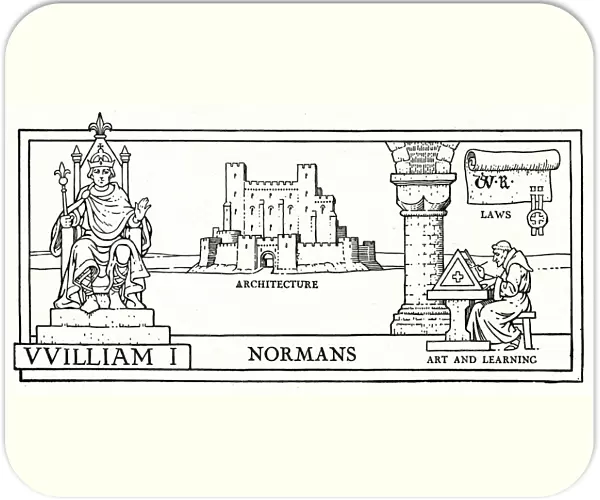 King William I, Normans, Architecture, Laws, Art, Learning