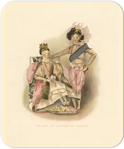 The Earl and Countess of Leicester dressed by Princess