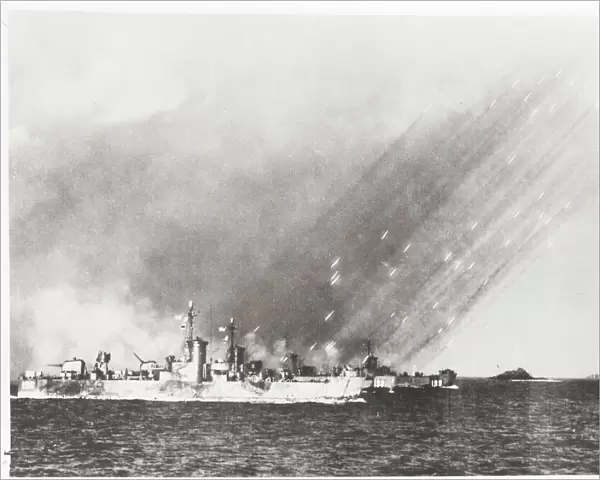 World War II navy ship Pacific war against Japan
