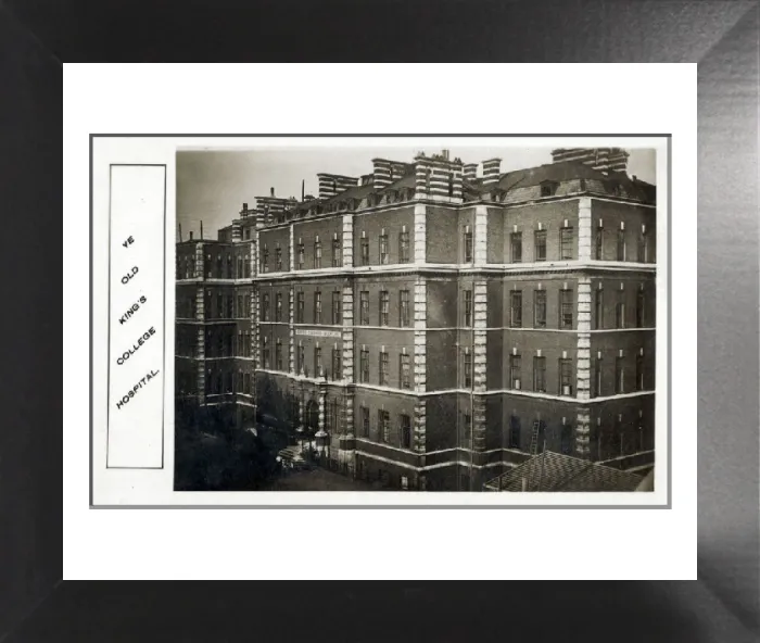 Framed Print : The Old Kings College Hospital Print circa 1910s