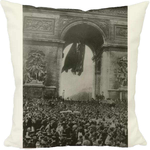 WW2 - Victory Celebrations in Paris, France - at the Arc de Triomphe