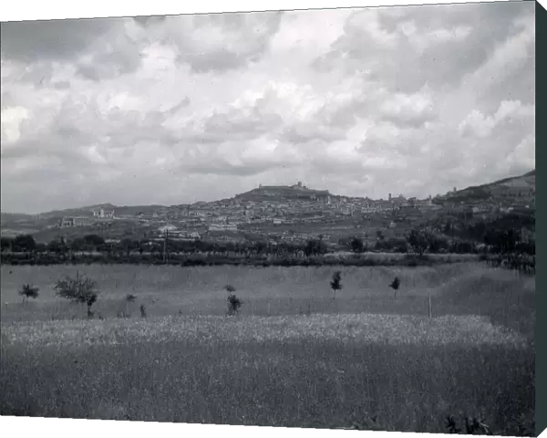 View towards Assisi, Italy