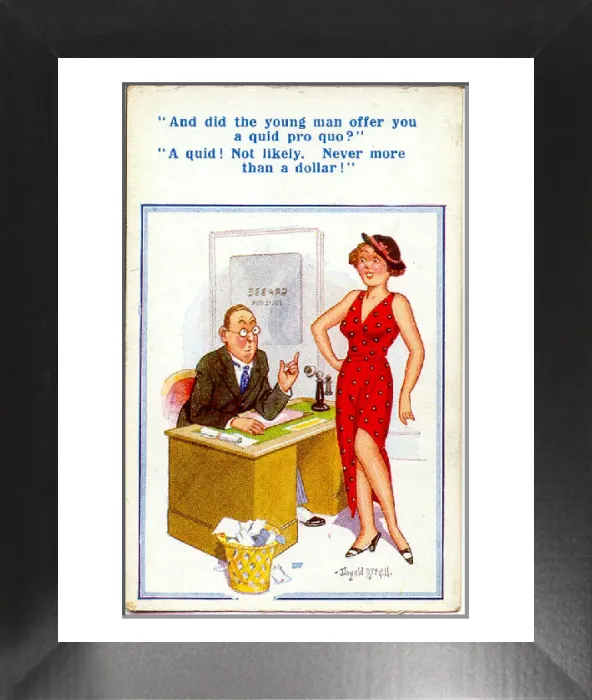 Framed Print : Pretty Woman in Solicitors Office Print, 20th Century Framed Print : Pretty Woman in Solicitors Office Print, 20th Century