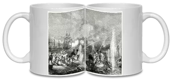 Bombardment of Odessa, Crimean War, 22 April 1854. Date: 1854