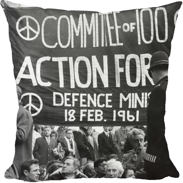 Bertrand Russell with others on a CND campaign