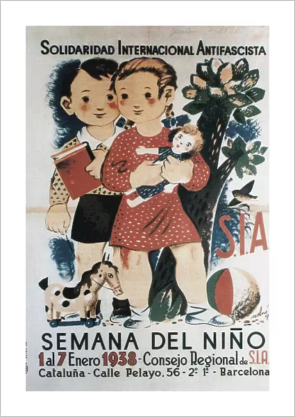 Spanish Civil War (1936-1939). Children's Week