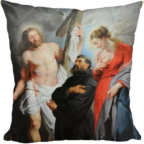 Saint Augustine between Christ and Mary by Rubens