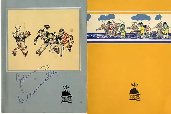 Menus from RMS Queen Mary