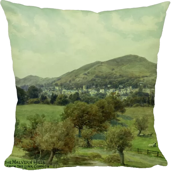 Malvern Hills, Worcestershire, viewed from the Link Common
