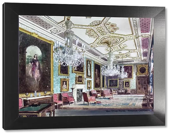 Van Dyck Room, Windsor Castle, Berkshire