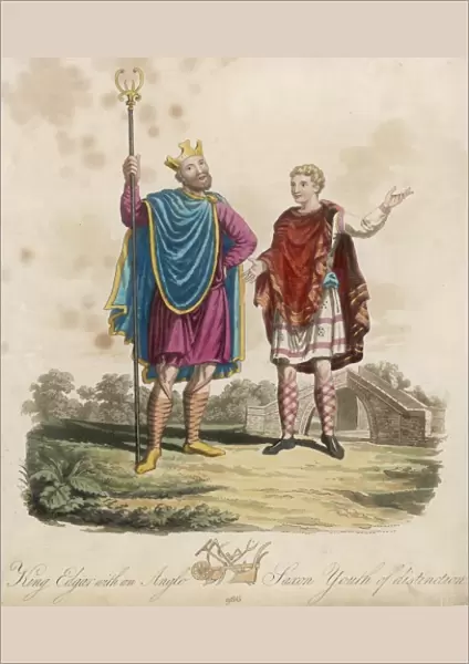 King Edgar I with attendant