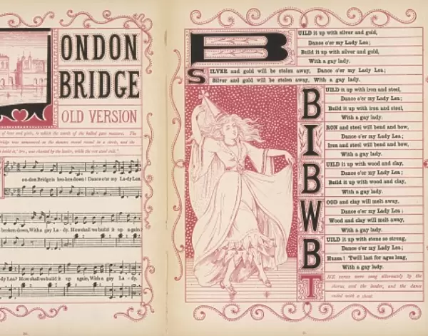 London Bridge is broken down, words and music