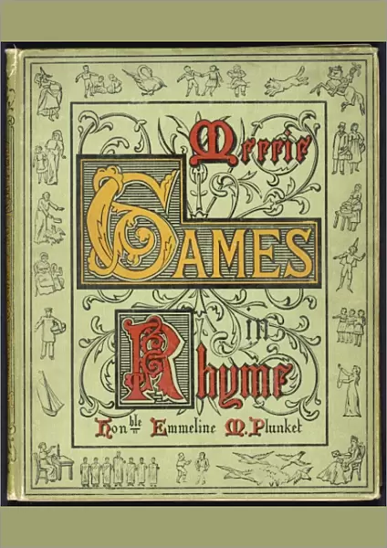 Merrie Games in Rhyme, cover design