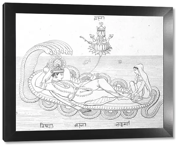 Vishnu and Lakshmi, Hindu gods