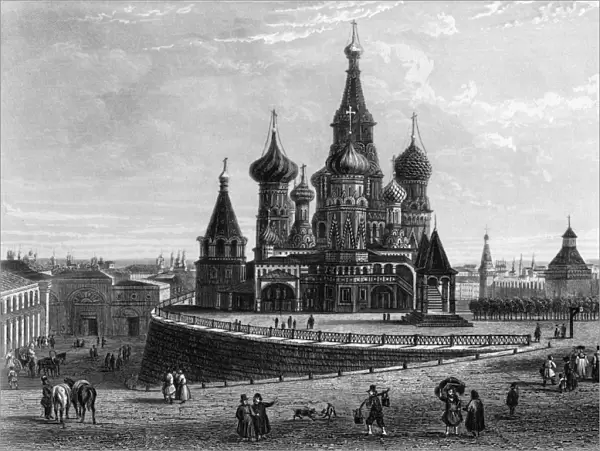 Moscow  /  Red Square 1855