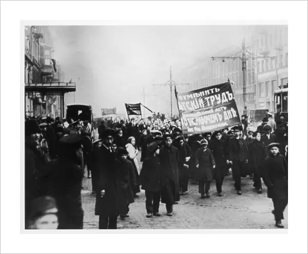 Child Labour Demo. 1917