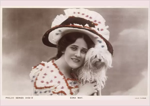 Edna May  /  Dog  /  Postcard