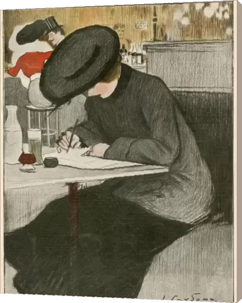 France  /  Woman Writing 20C