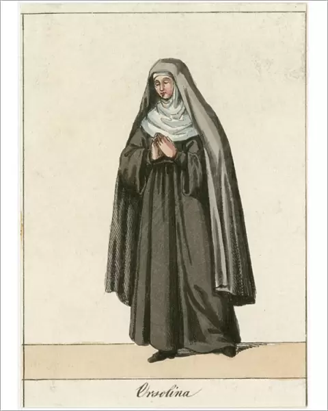 URSULINA Nun of the order of Saint Ursula