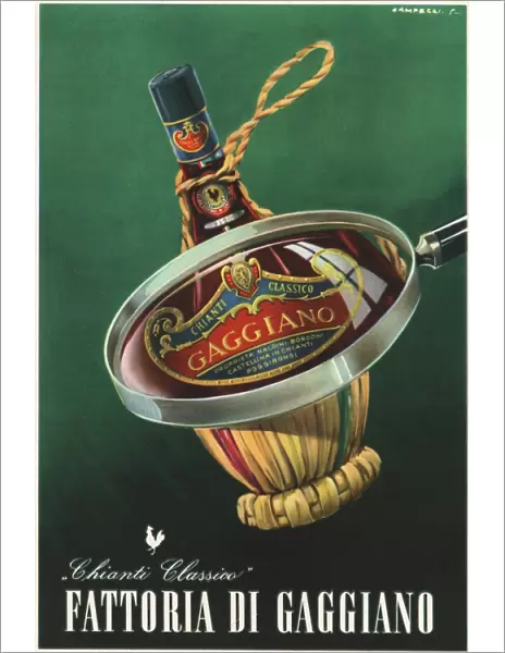 Advert  /  Chianti 1956