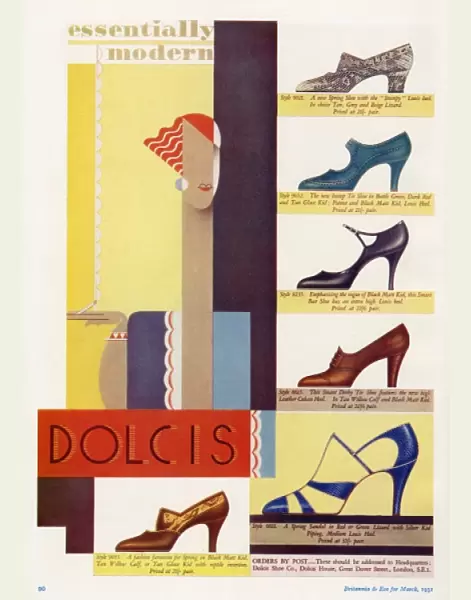 Dolcis Shoe Advert 1931
