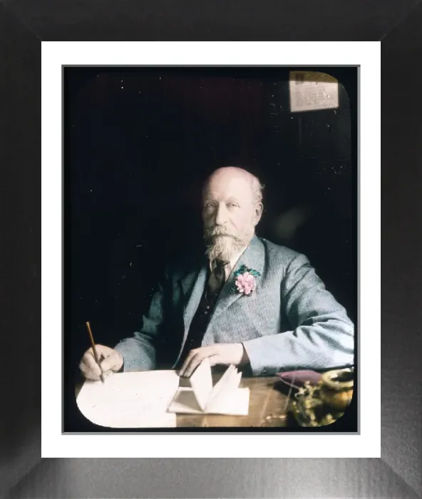 Framed Print : George Cadbury Print - Industrialist Portrait Framed Print : George Cadbury Print - Industrialist Portrait