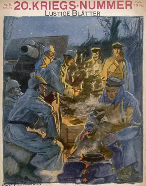 Xmas in German Trench