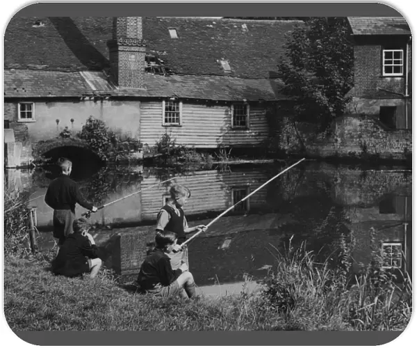 Fishing by the Mill