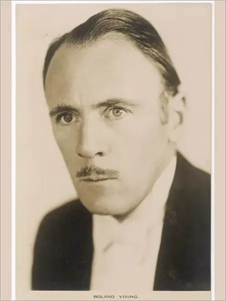 Roland Young  /  Postcard
