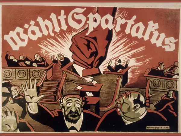 Spartacist Poster  /  1919