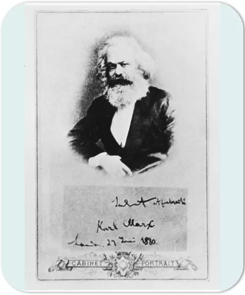 Karl Marx  /  Cabinet Photo