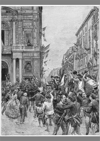 Garibaldi Takes Naples