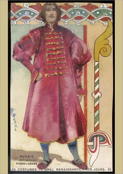 Russian Man 17C Red Coat