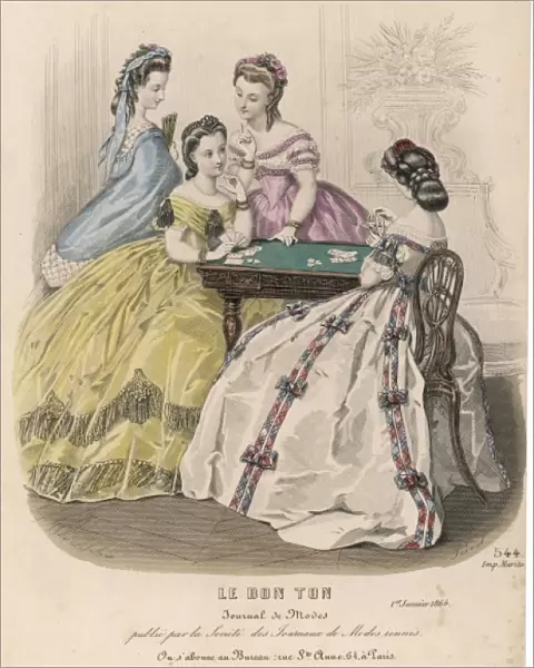 Ladies Playing Cards