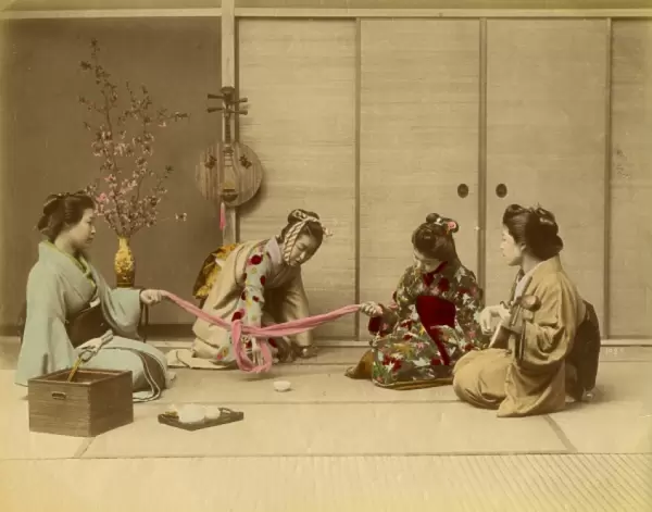 Four geishas together