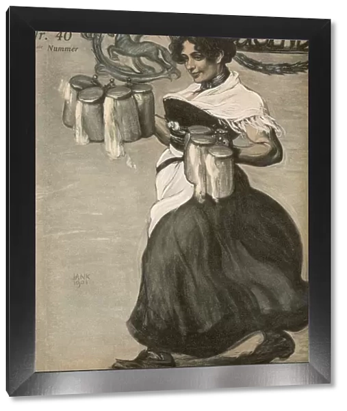 Bierkeller Waitress 1901