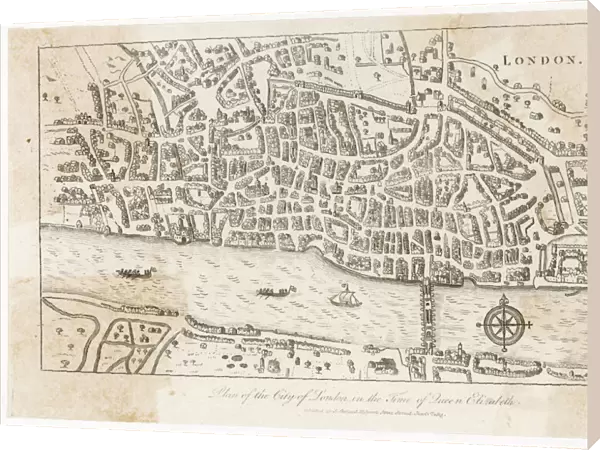 Map  /  London  /  City Late 16C
