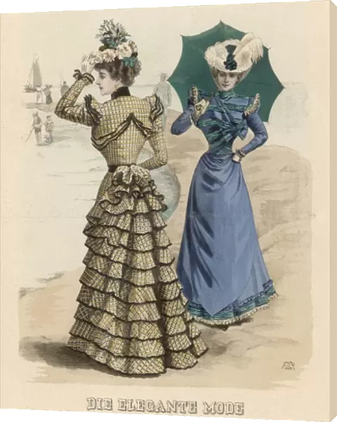 Ladies on the Beach 1898