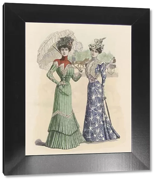 Two Elegant Women 1900