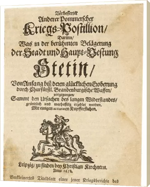German News Sheet 1678
