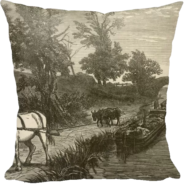 Horse-Drawn Canal Barge