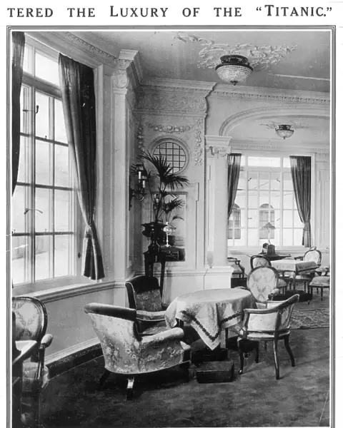 Interior Tea Room on the Titanic