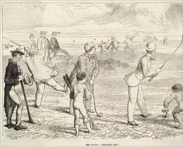 Teeing Off 1865